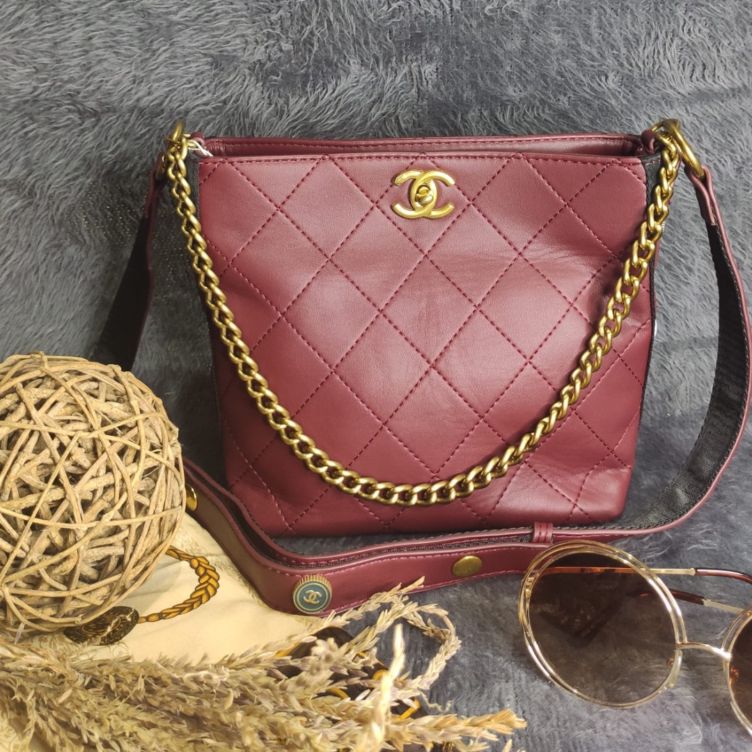 Chanel button up hobo, Women's Fashion, Bags & Wallets, Purses