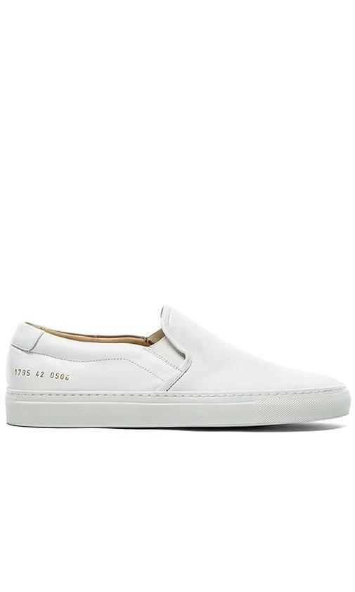 White leather slip on sneakers mens sales