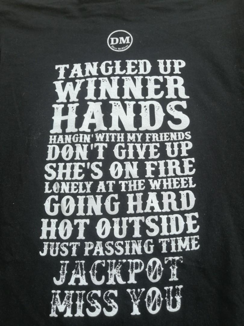 Dave Mcelroy Band T Shirt Men S Fashion Clothes Tops On Carousell dave mcelroy band t shirt