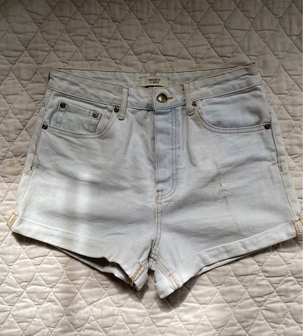 fitted high waisted shorts