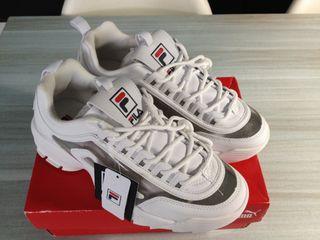 Fila disruptor deals transparent