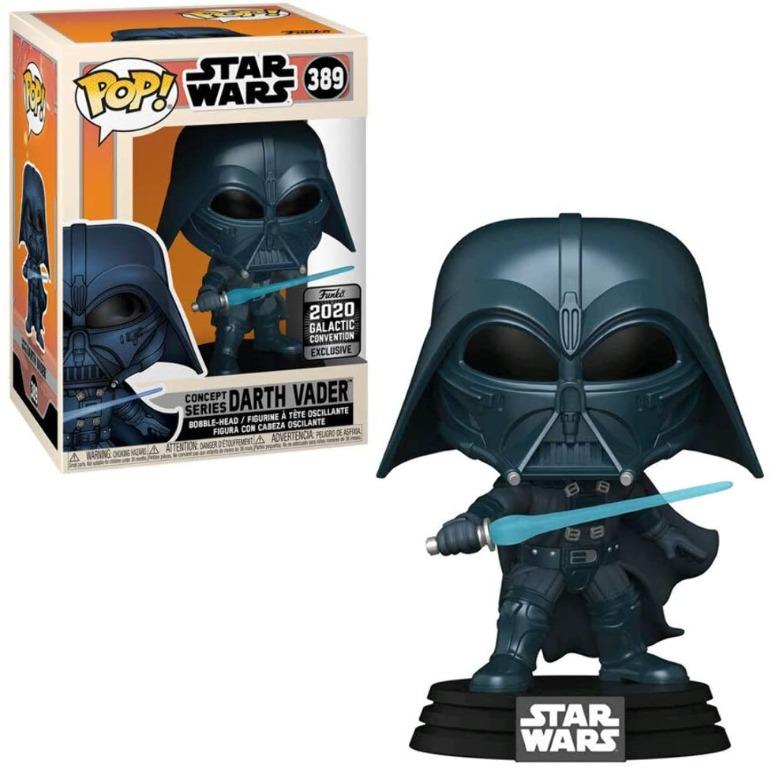 Funko Pop Chewbacca and Darth Vader 