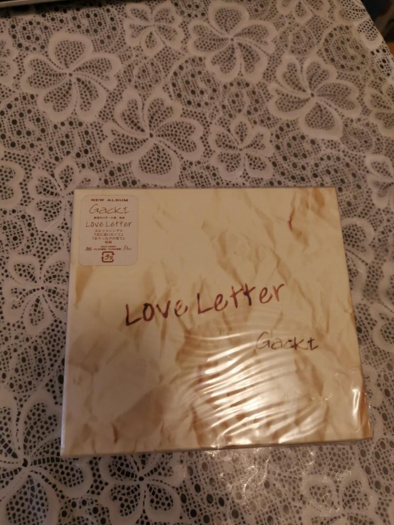 Gackt Love Letter 大碟 日文, 興趣及遊戲, 音樂、樂器 & 配件, 音樂與媒體 CD 及 DVD Carousell