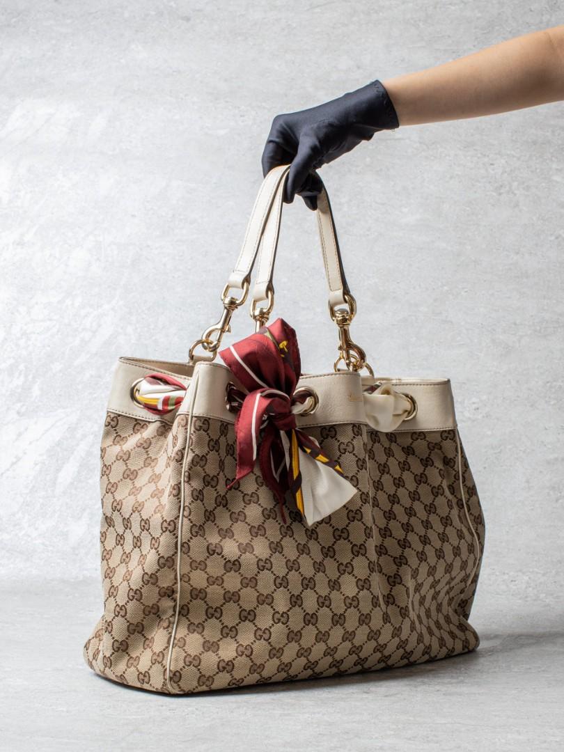 Gucci positano outlet tote