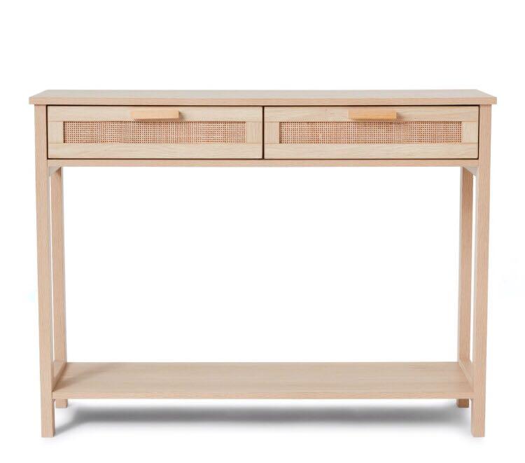 Kodu hamilton rattan console table top