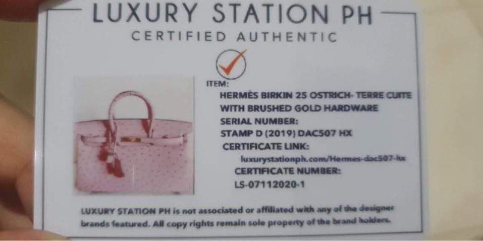 Hermes Birkin 25 Terre Cuite Autruche Ostrich Gold Hardware