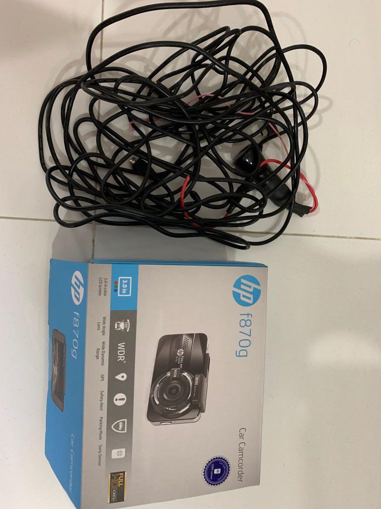 veiligheid pijn vermogen HP F870G Car Camera Dual Channel, Car Accessories, Accessories on Carousell