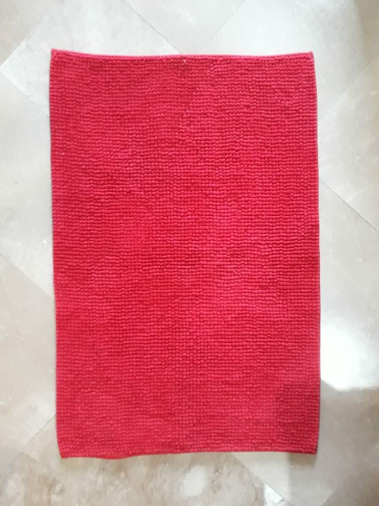 Ikea Red Bath Mat, Furniture & Home Living, Bathroom & Kitchen Fixtures