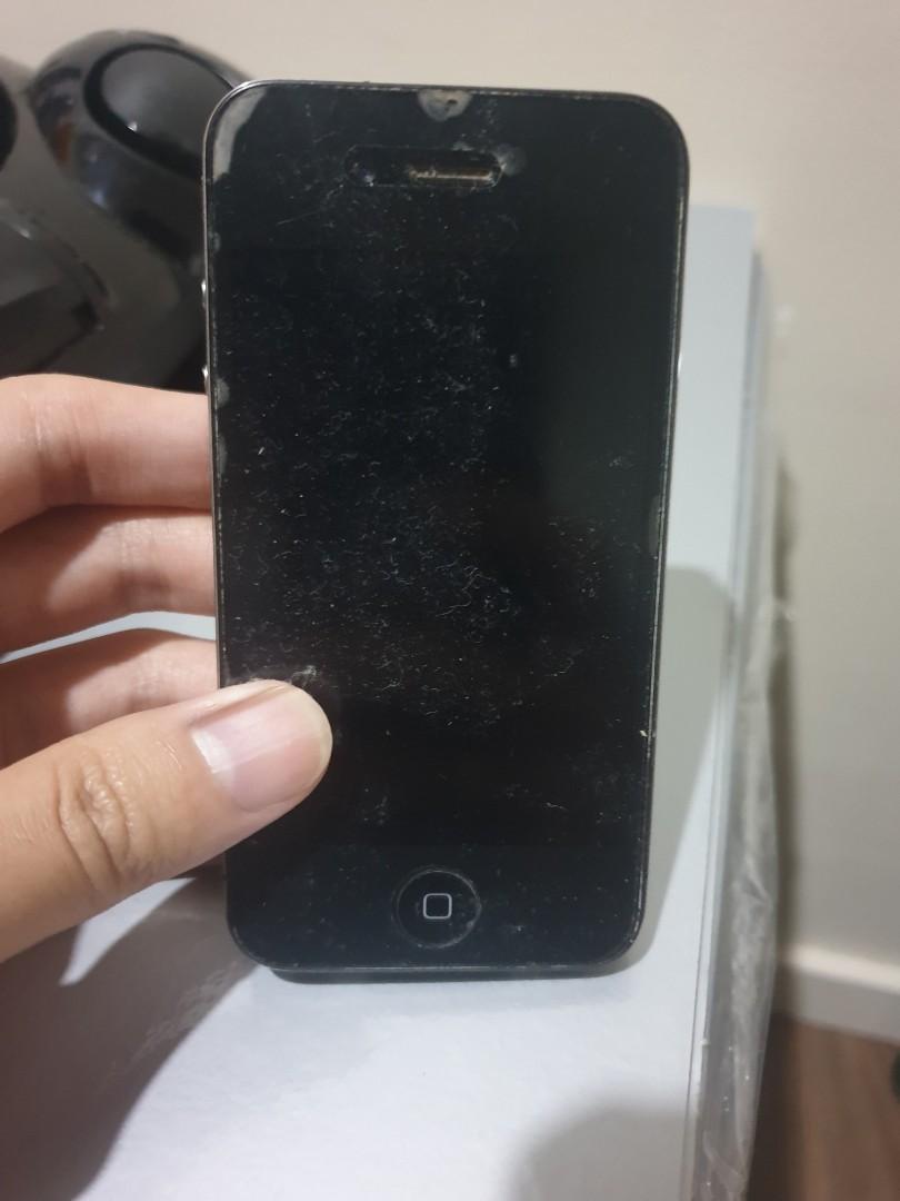 Iphone 4? Black (Defective) (Category: Others) located in Quezon City. Submitted by itemsforadoption (Listing ID 1044365455, Image 1). Description: Rfs: Coming back from my quarantine break to post more items to sell. I'll probably post more than 50 items over the course of these few days. Item Description: Have no clue what happened here, was probably misplaced and squished by something else. Selling for parts, no clue if you can still repair th