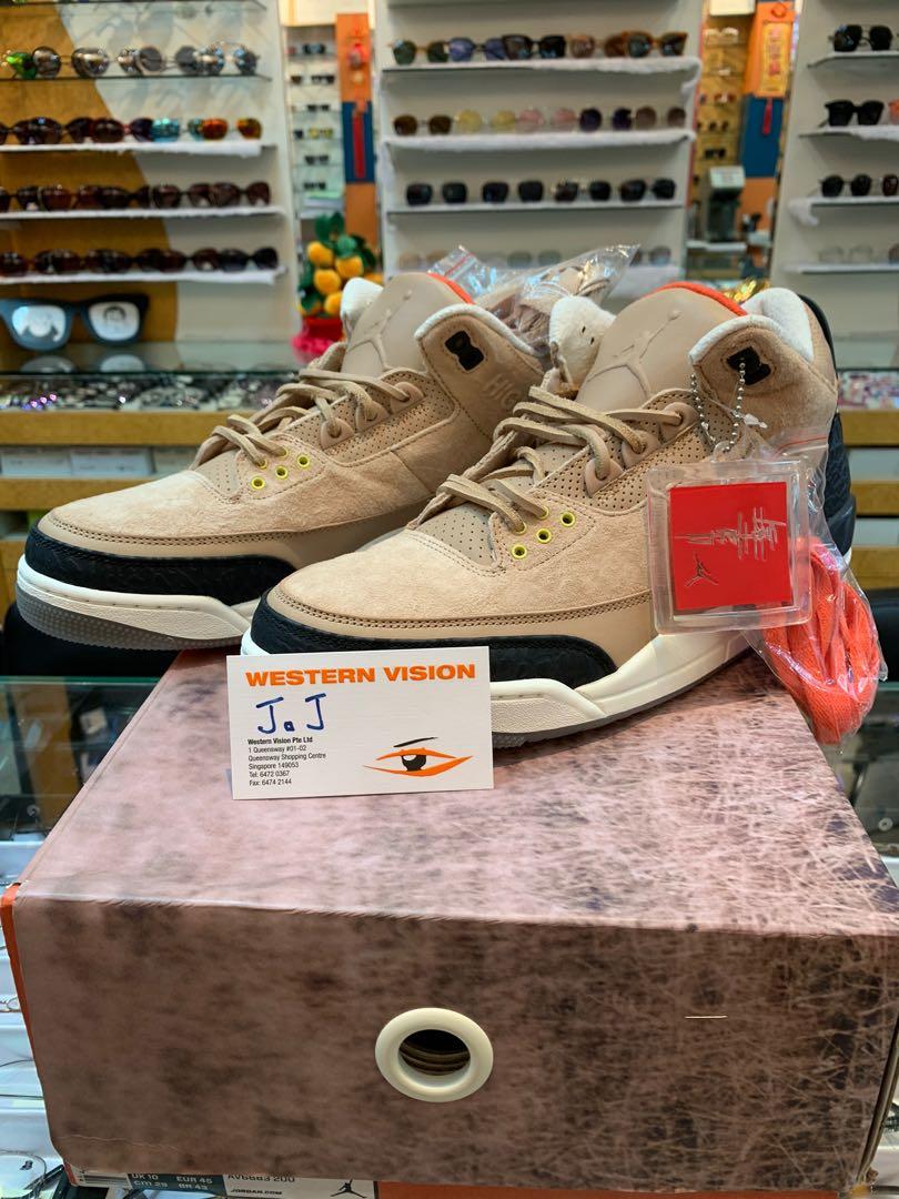 Jordan 3 JTH bio beige Men s Fashion Footwear Sneakers on Carousell