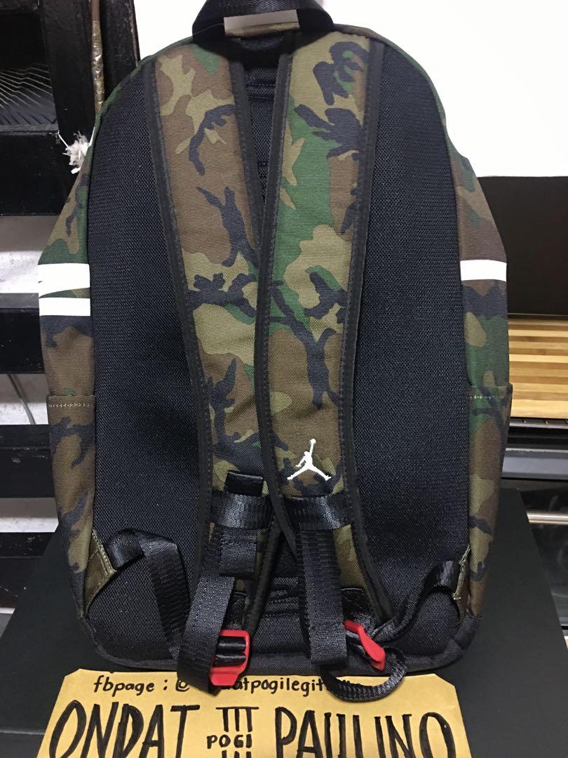 camo jordan backpack
