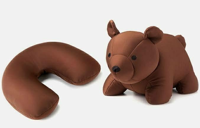 Kikkerland bear pillow hot sale