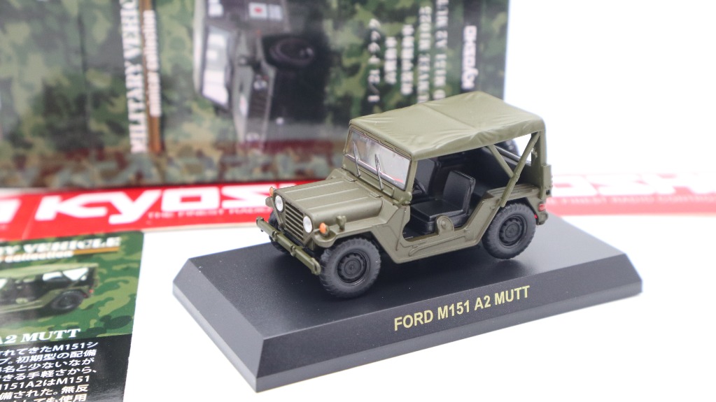 Kyosho 1 64 Military Vehicle Ford M151 Mutt 1970 興趣及遊戲 玩具 遊戲類 Carousell
