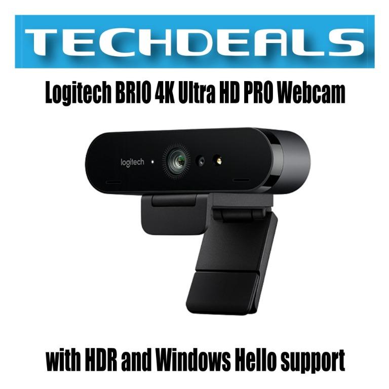 Logitech BRIO 4K Ultra HD PRO cam with HDR and Windows Hello support