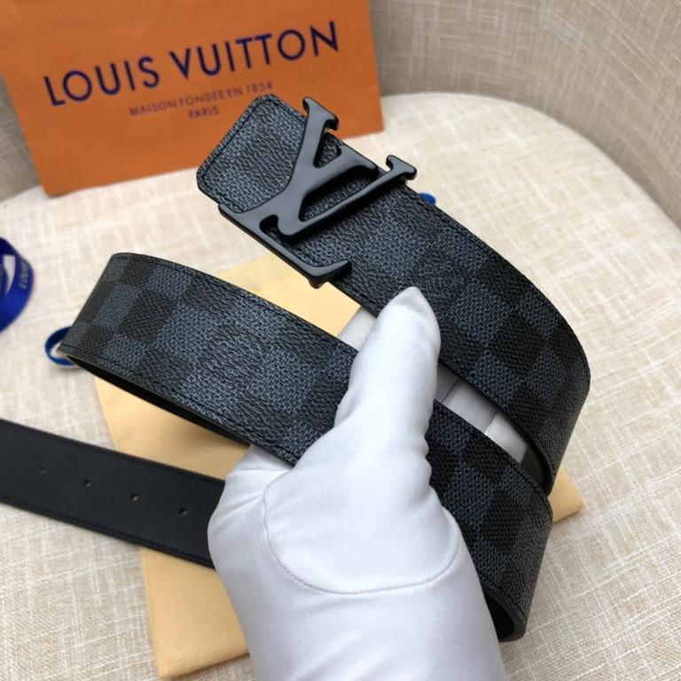 LV LEATHER BELT, Men's Fashion, Watches & Accessories, Belts on