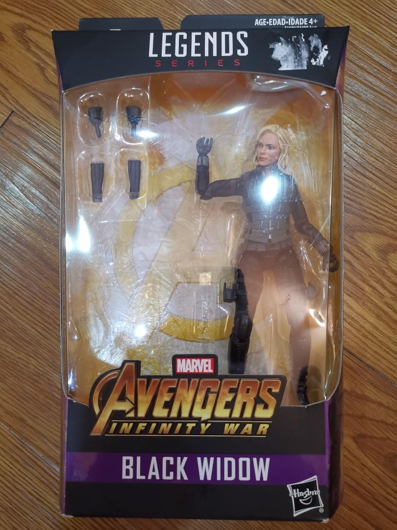 Marvel Legends Black Widow Avengers Infinity War Without Baf Toys Games Action Figures Collectibles On Carousell