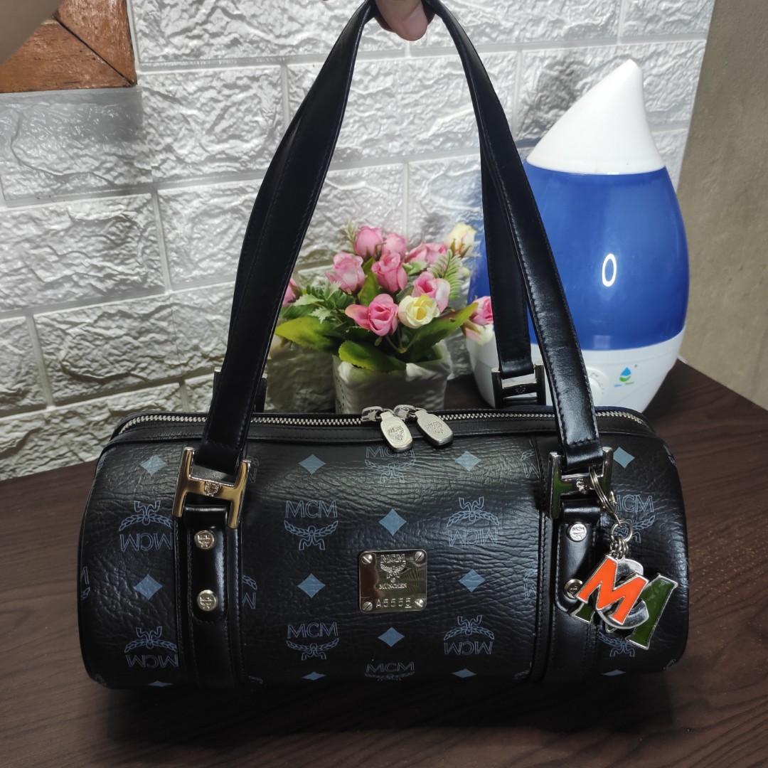 MCM, Bags, Auth Mcm Papillon Shoulder Bag W Charms