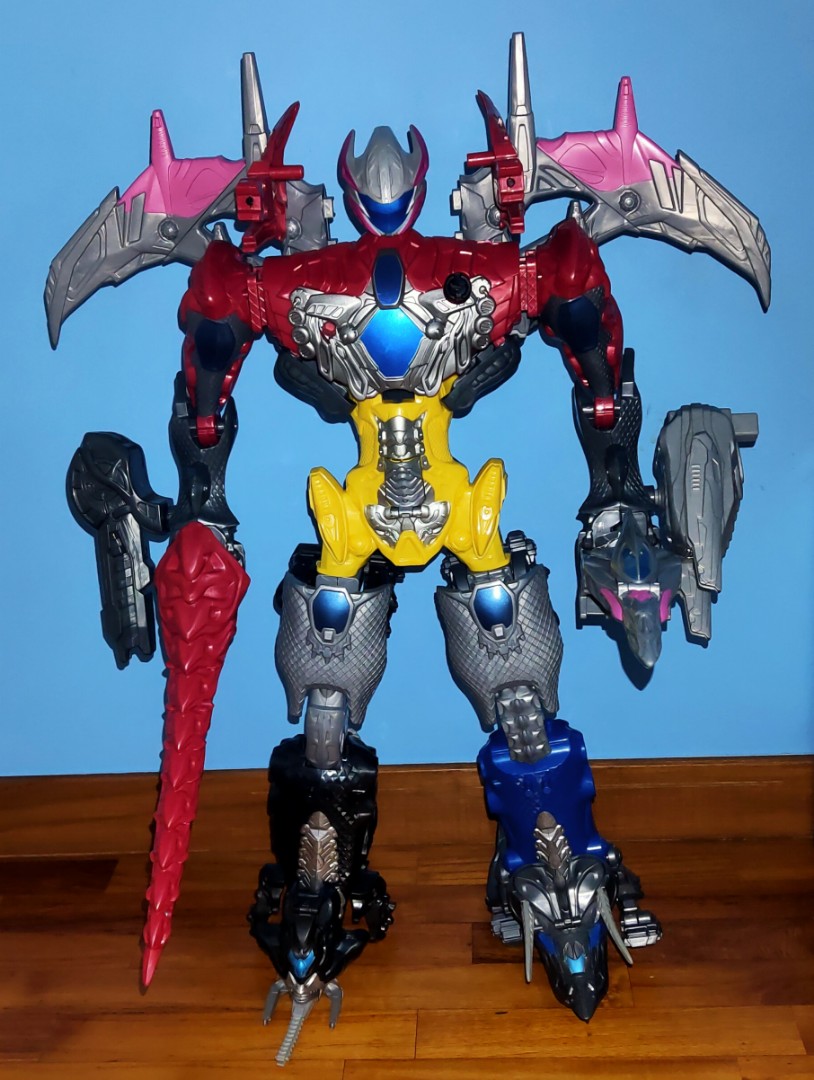 Mighty morphin power rangers movie megazord complete set action on sale figure