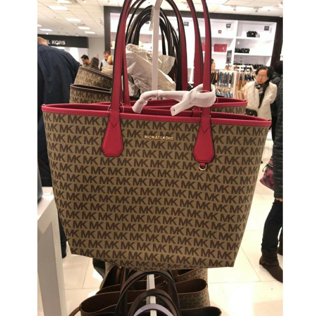 mk reversible tote