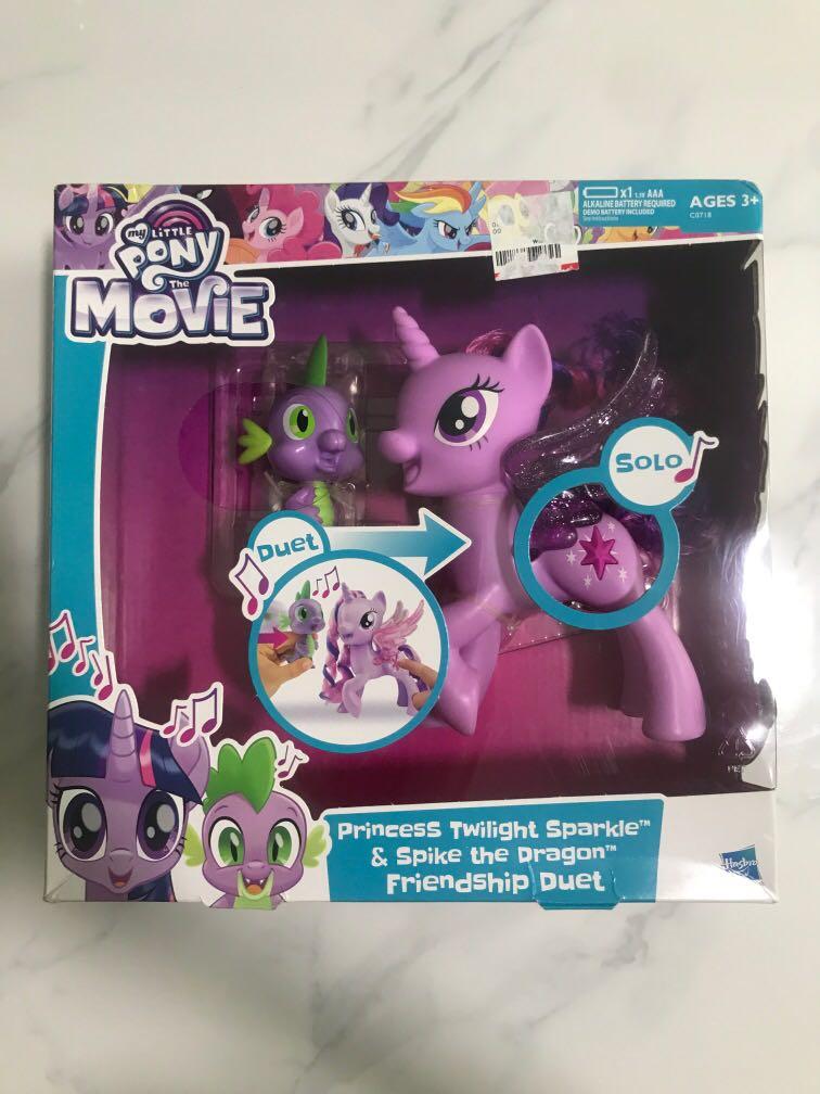 my little pony princess twilight sparkle spike the dragon friendship duet