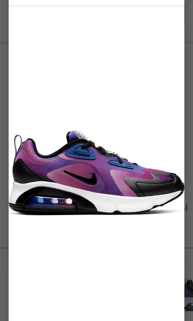 nike air max 200 pink and purple