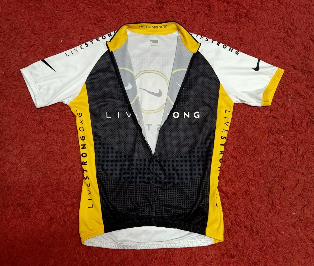 Nike livestrong deals cycling jersey