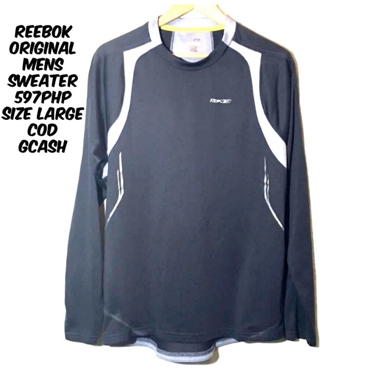 reebok mens sweater