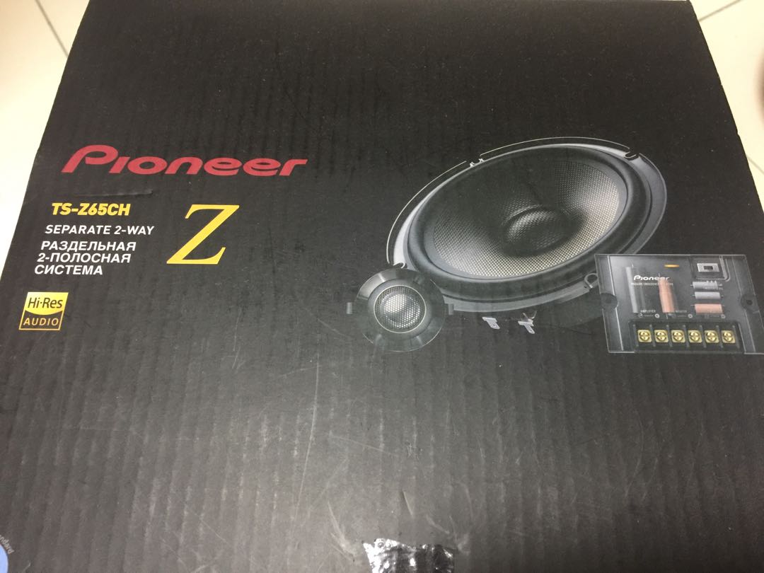 Pioneer TS Z65CH Hi Res 2 ways components speaker system Audio