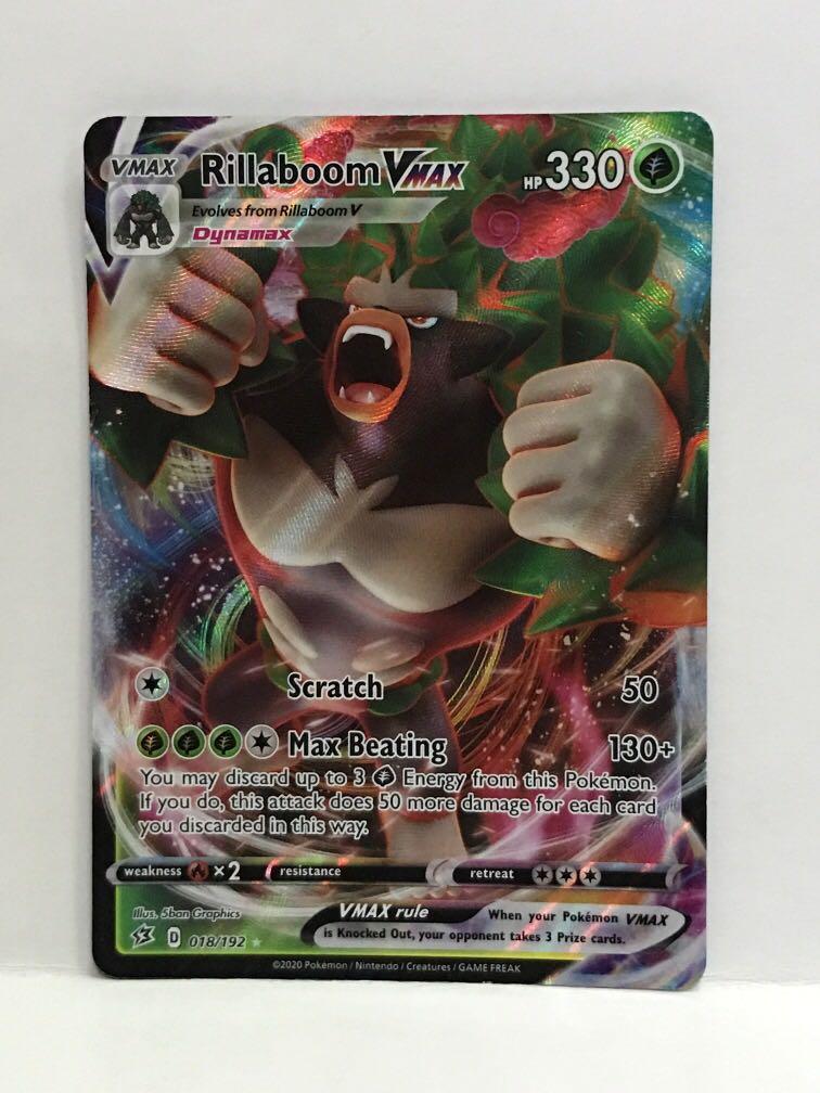 japanese hidden fates pokemon cards s4a] Rillaboom VMAX 305/190〈SSR〉 – Buy Online at Omotenashi TCG main image 0