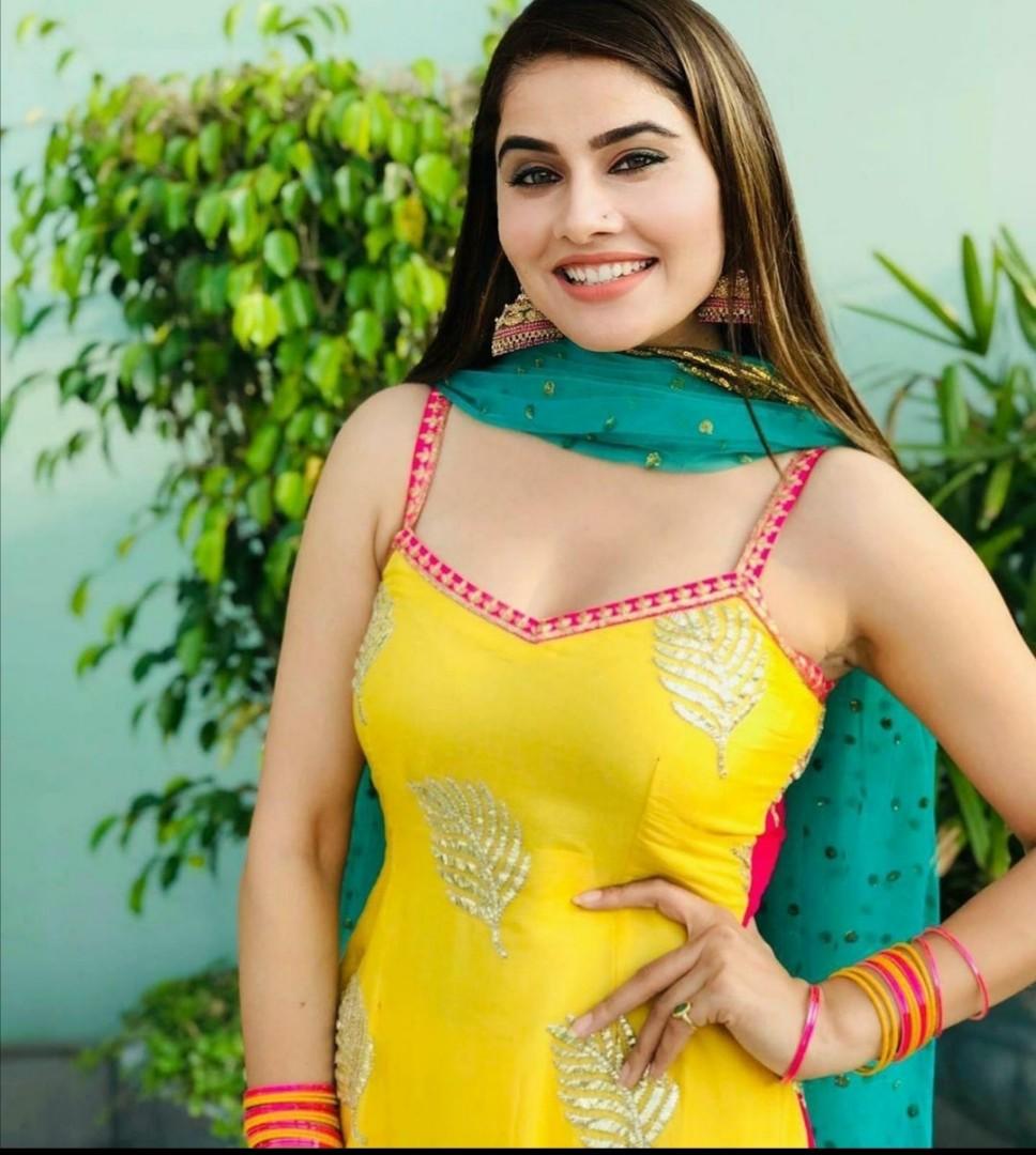 Punjabi suit online sleeveless design