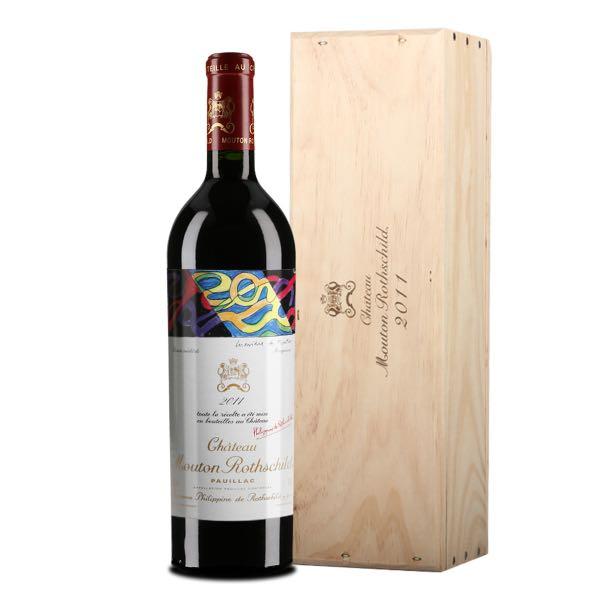 原裝木箱owc1 11 Chateau Mouton Rothschild 紅酒red Wine 武當木桐 嘢食 嘢飲 酒精類飲品 Carousell