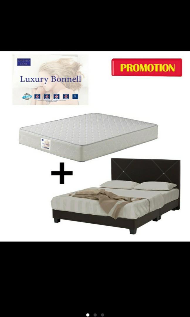 Sabrina Bed Frame 8 Inch Spring Mattress Furniture Beds Mattresses On Carou - Queen Bed 5×8 Rug Sabrina Bed Frame 8 Inch Spring Mattress Furniture Beds Mattresses On Carou - Queen Bed 5×8 Rug