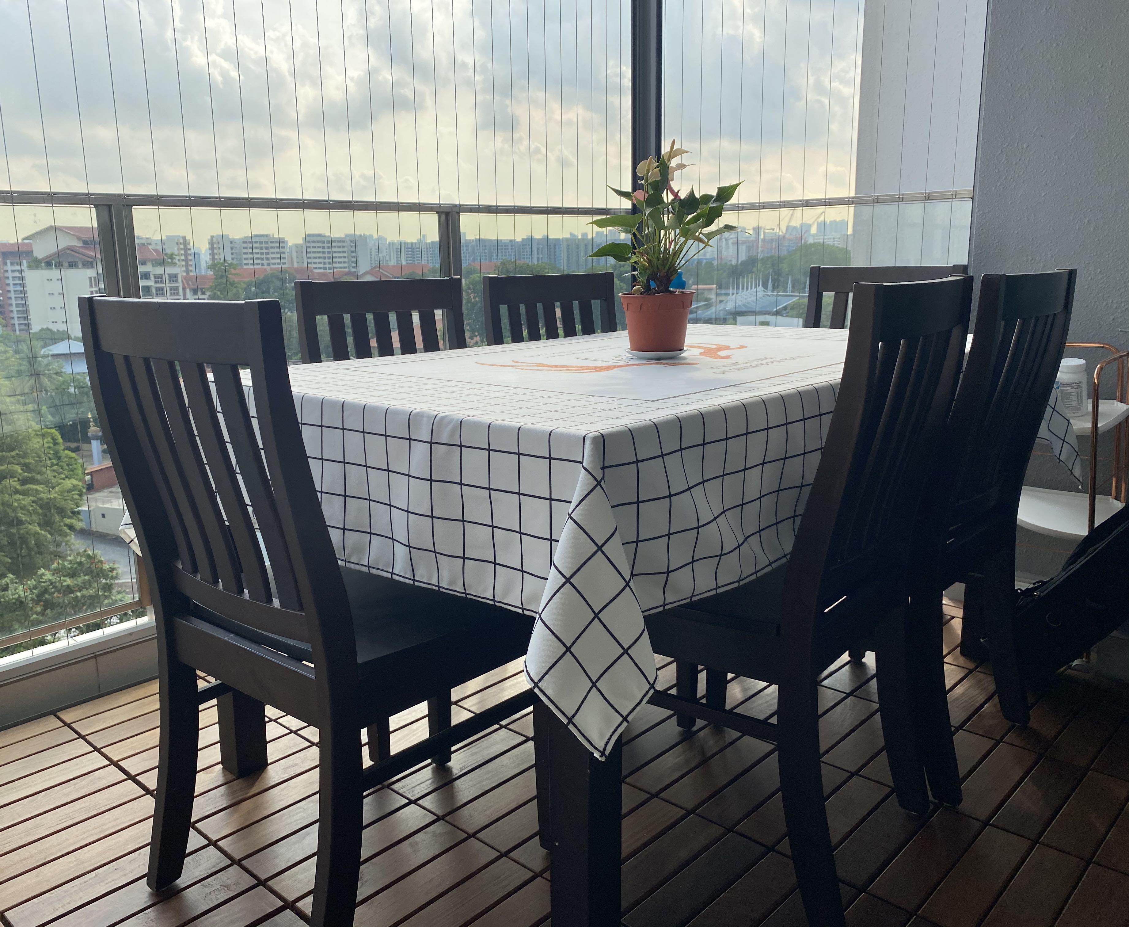 Solid Wood Dining Table And Chairs Green Life Furniture Tables Chairs On Carousell