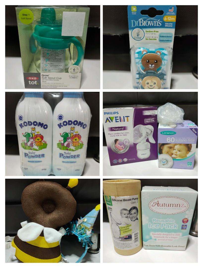 Sprout Cups Pacifier Baby Powder Pump Breast Pads Head Protector Haakaa Ice Pack Eys Bo Ying Compound Babies Kids Nursing Feeding Breastfeeding Bottle Feeding On Carousell