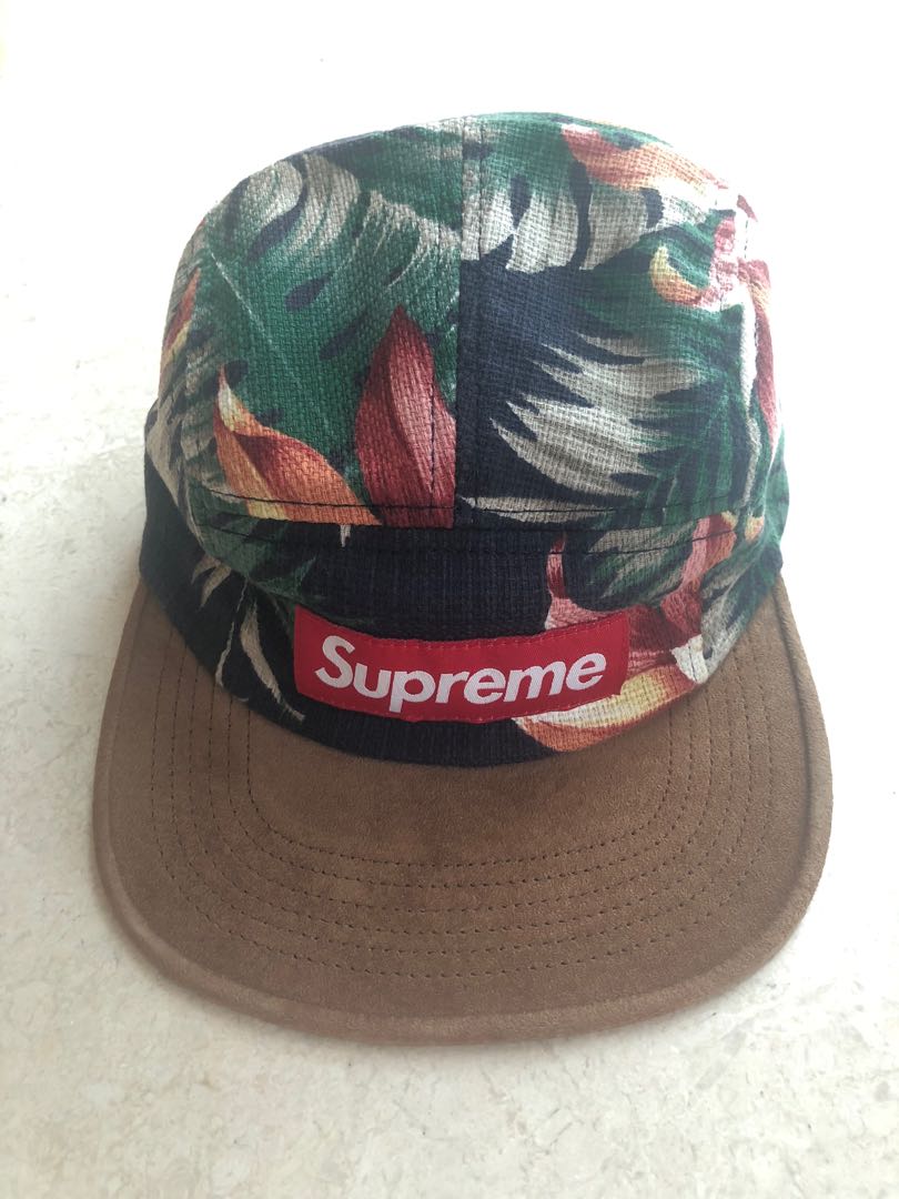 supreme floral camp cap