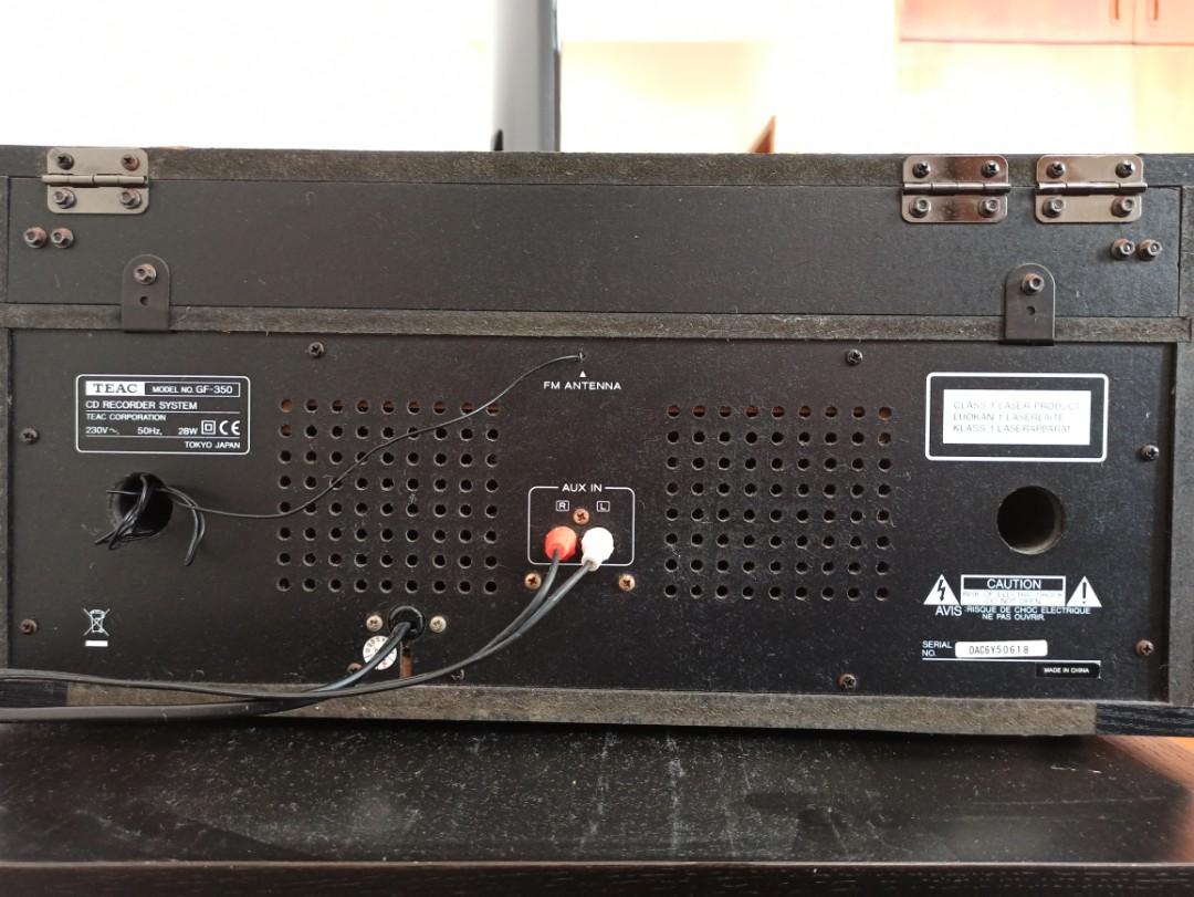 TEAC GF350 (Turnable, CD Player/Recorder, Radio), 興趣及遊戲, 音樂、樂器 & 配件