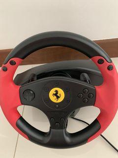 thrustmaster ferrari racing wheel red legend edition compatible ps4