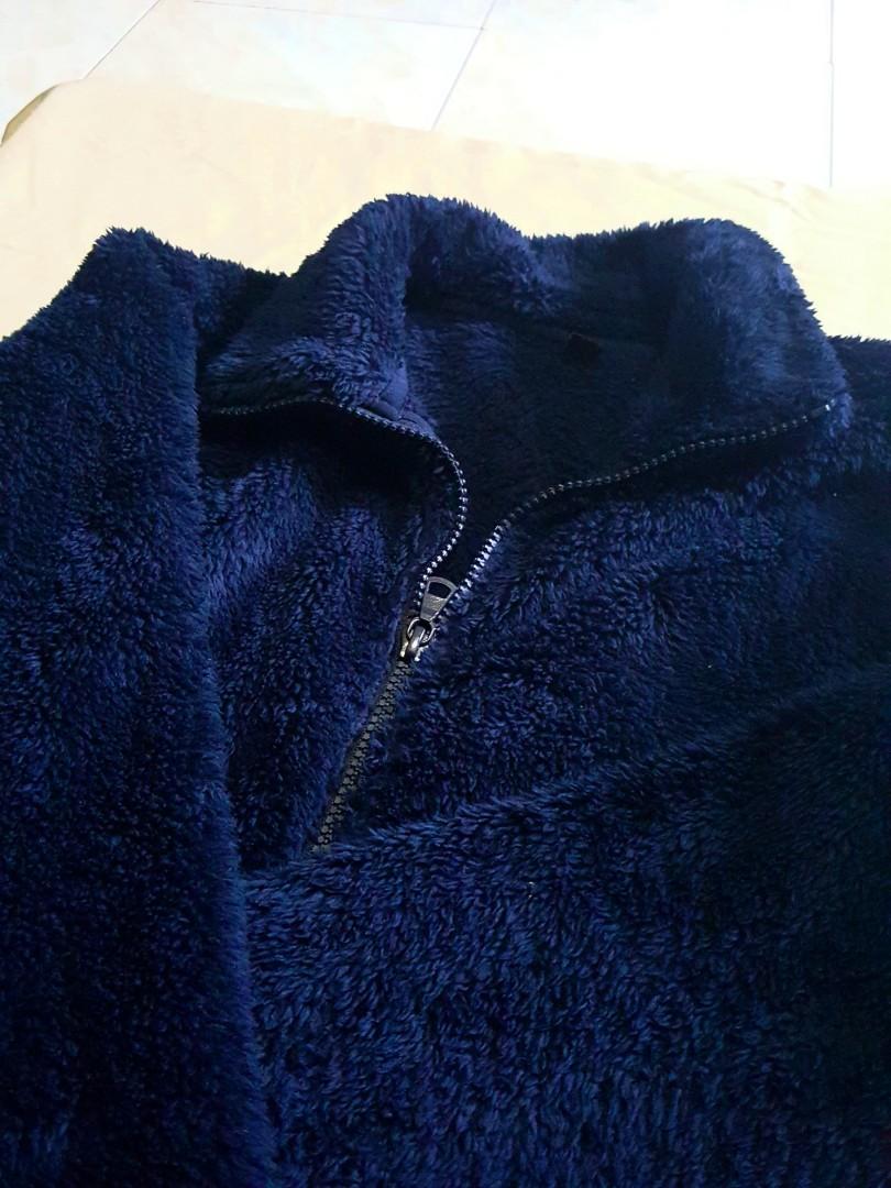 UNIQLO Feather Jacket Navy Blue Women s Fashion Coats Jackets