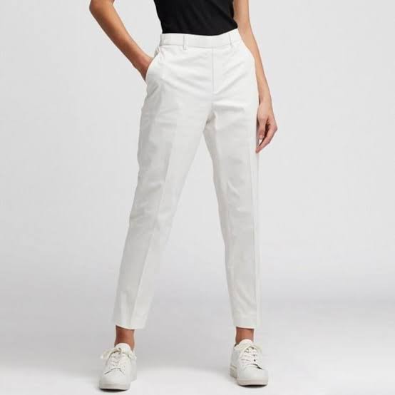 Uniqlo white trousers Clearance