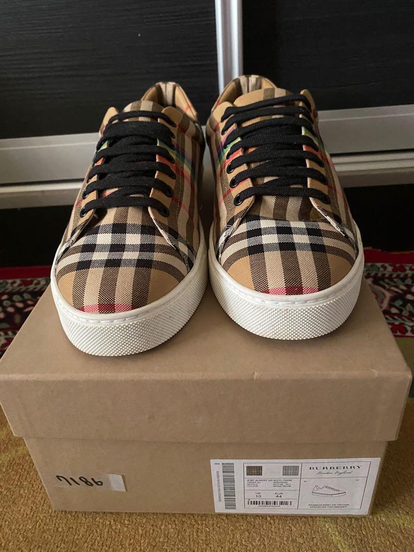 Burberry rainbow sneaker clearance