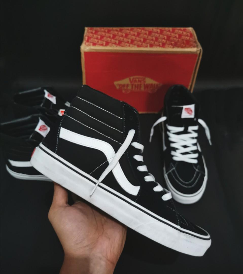 vans sk8 hi white