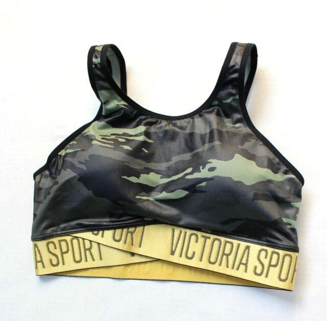 Victoria s Secret camouflage army print sports bra small Men s