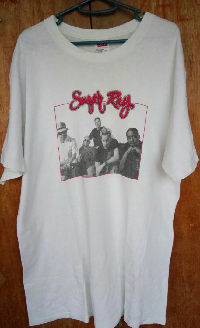 Vintage Sugar Ray band shirt Men s Fashion Tops Sets Tshirts