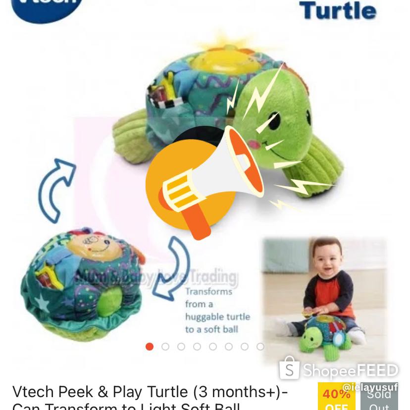 Vtech turtle peek & play sale