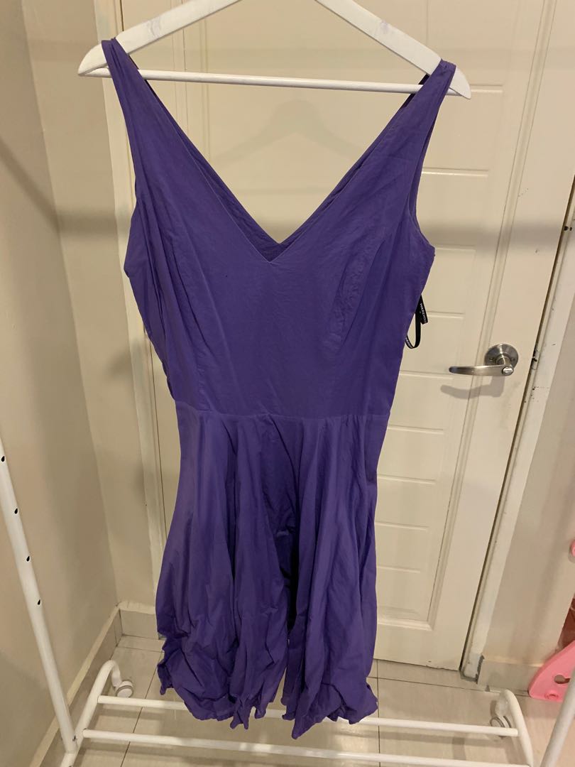 warehouse purple dress