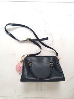 Women Shoulder Bag Tas Kuliah Kerja Wanita Hitam