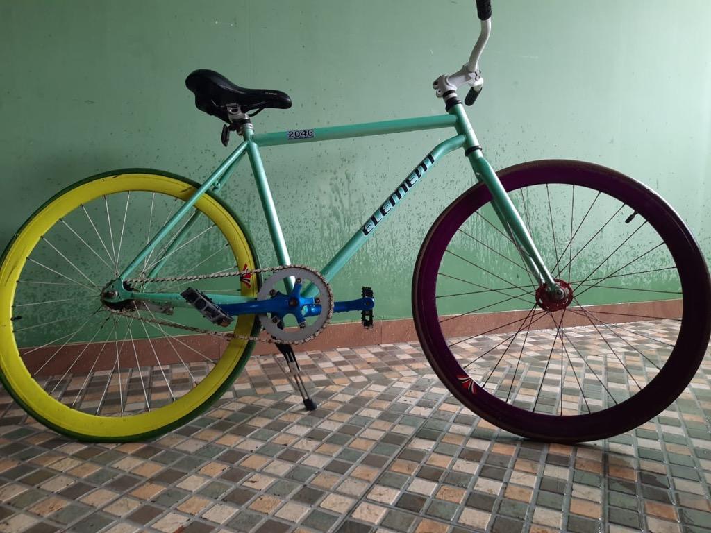 WTS Sepeda Fixie Tosca Family Inferno 12 Olah Raga Sepeda di