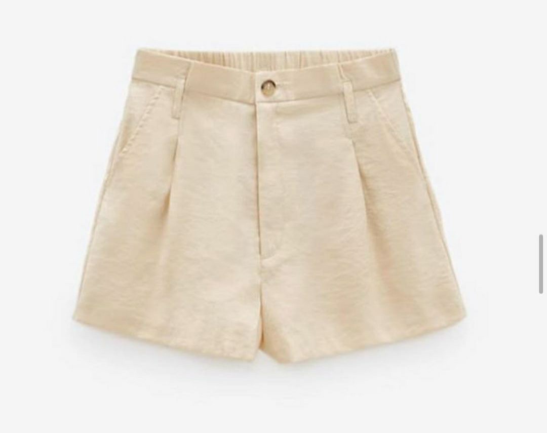 pleated bermuda shorts womens