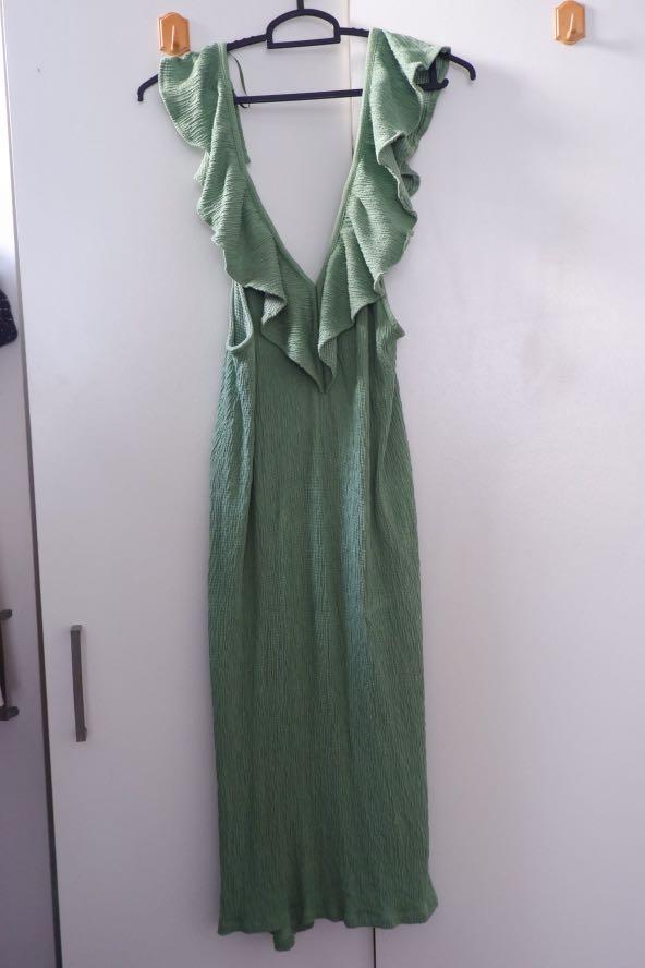 Zara Slinky Summer Dress Women S Fashion Clothes Dresses Skirts On Carousell Meg slinky strappy cowl front bodycon dress at boohoo.com. carousell