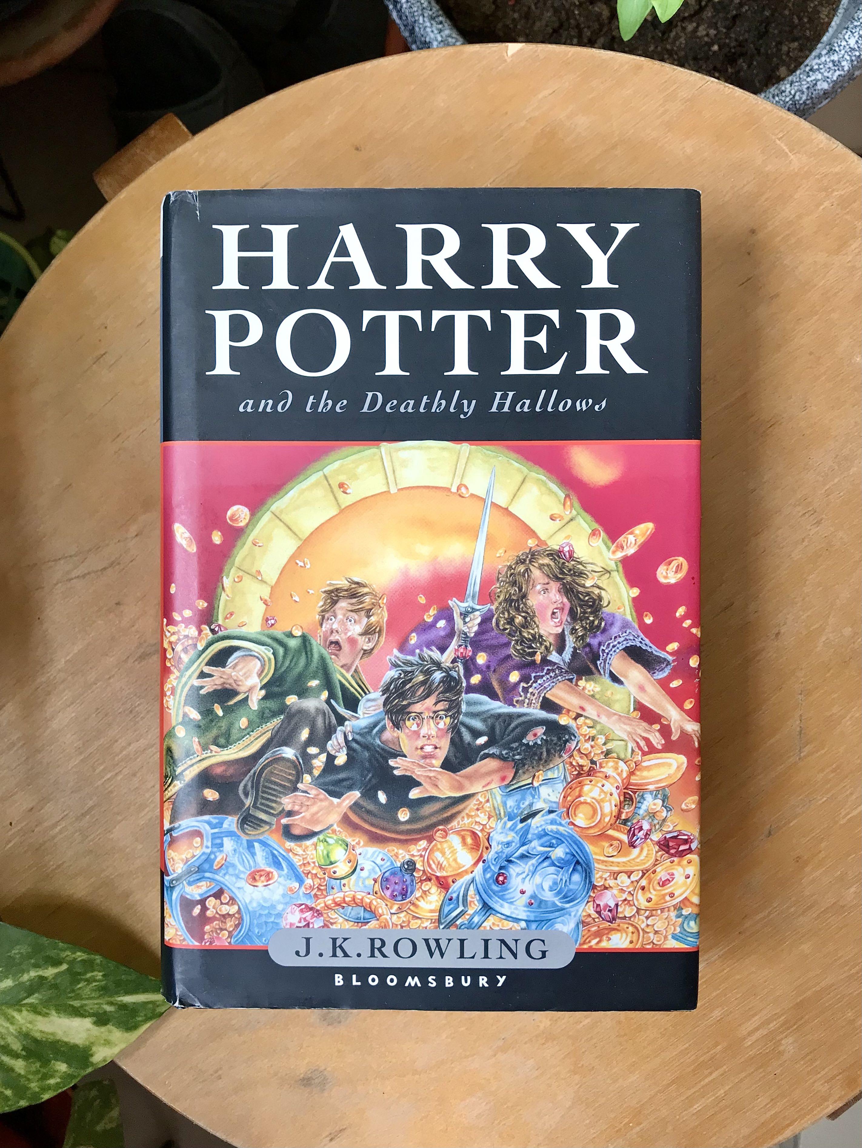 1st Edition Hardcover Harry Potter And The Deathly Hallows Books Stationery Books On Carousell